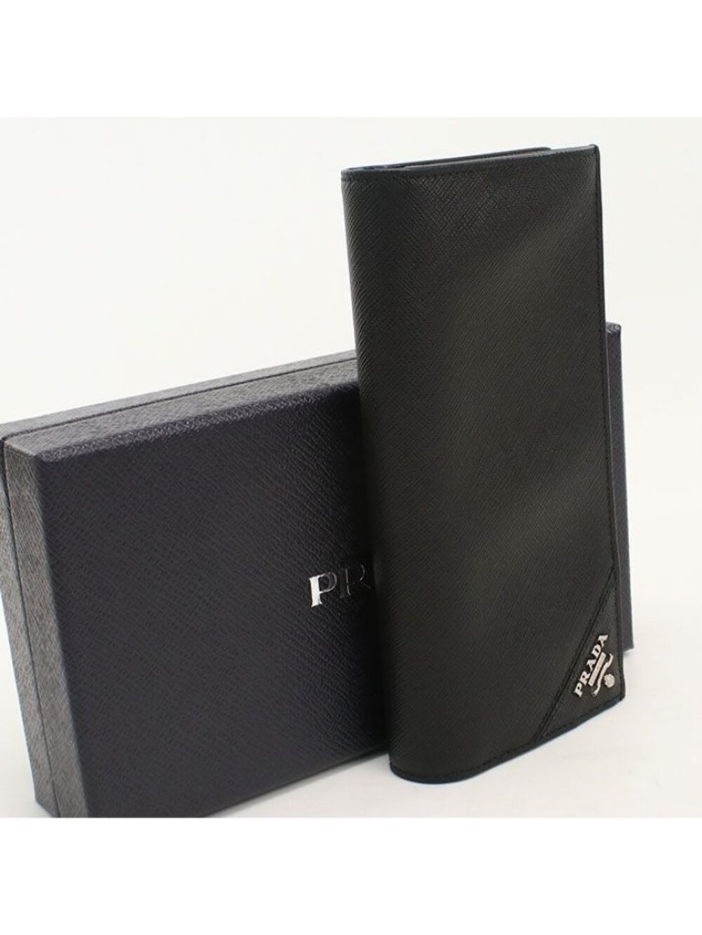 Prada Saffiano Leather Wallet Bifold Calfskin